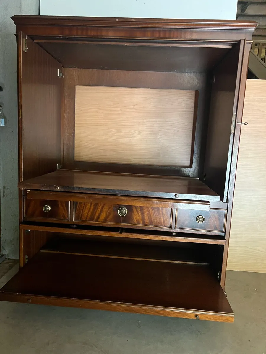 Tv unit in mahogany - Image 4
