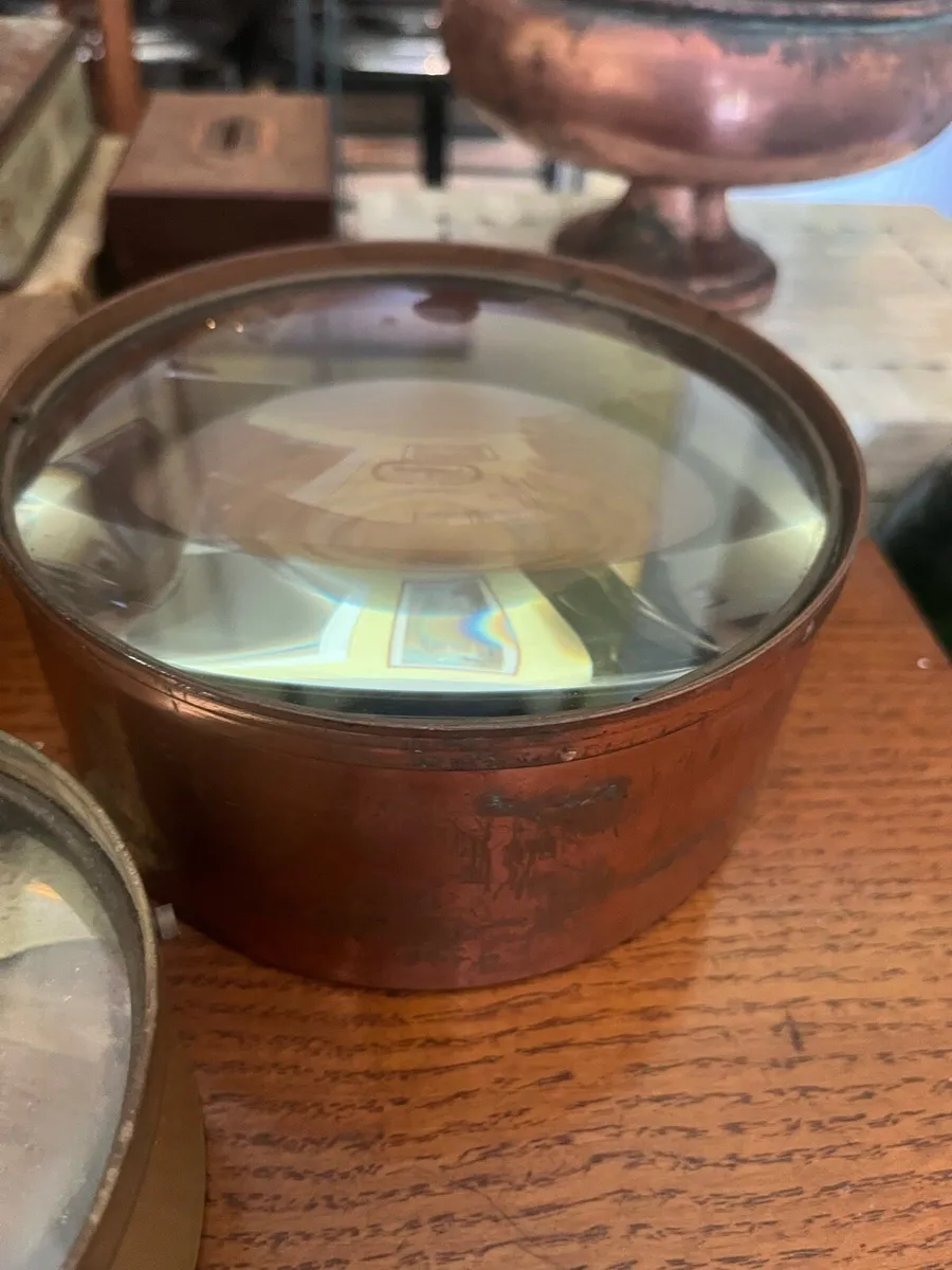 Antique Maritime Charts Magnifying Lenses - Image 3