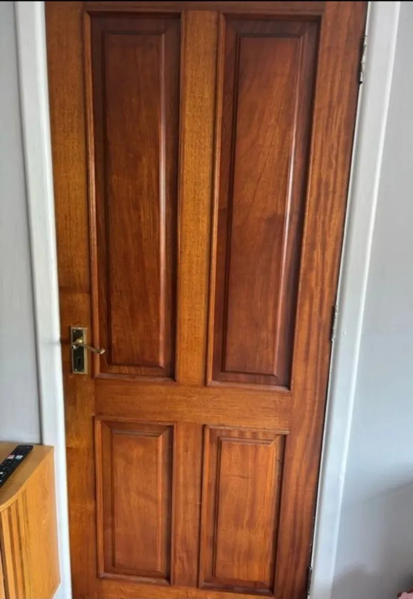 Mahogany door