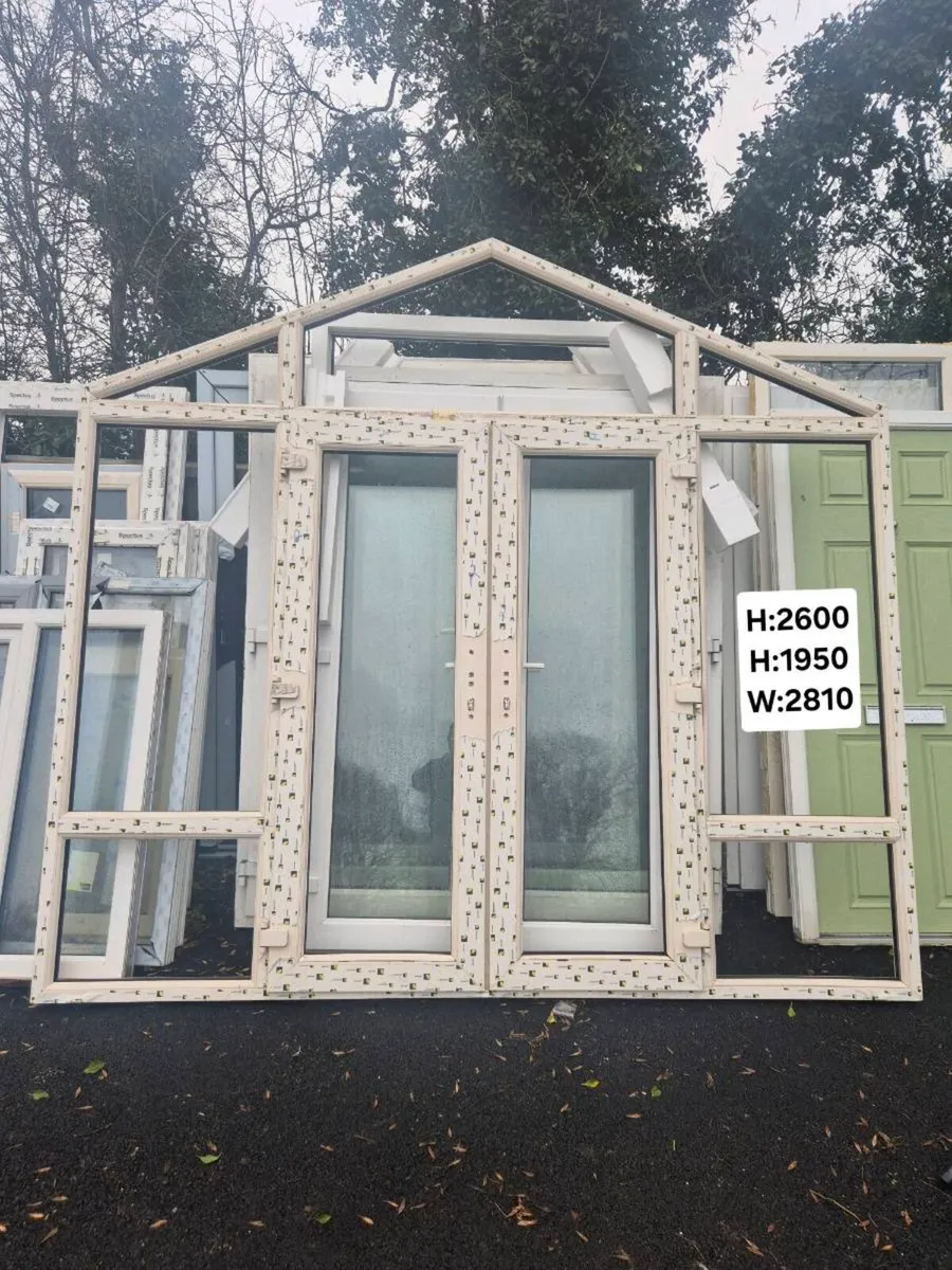 PVC FRENCH DOORS NEW - Image 1