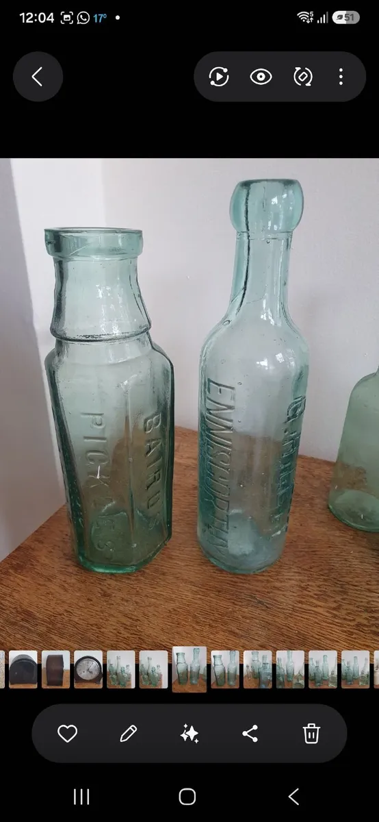 Antique glass bottles - Image 2