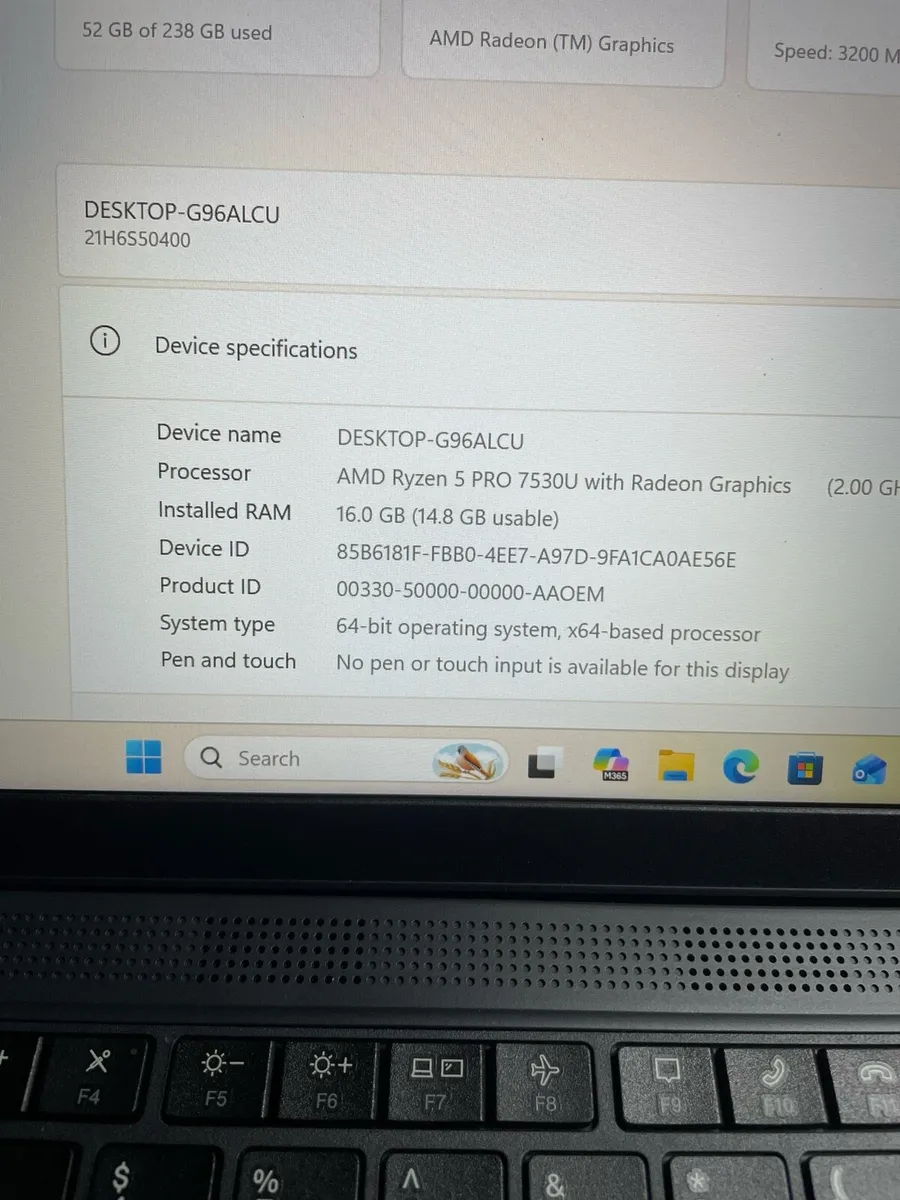 Lenovo Ryzen 5 pro 16/256 windows 11 - Image 4