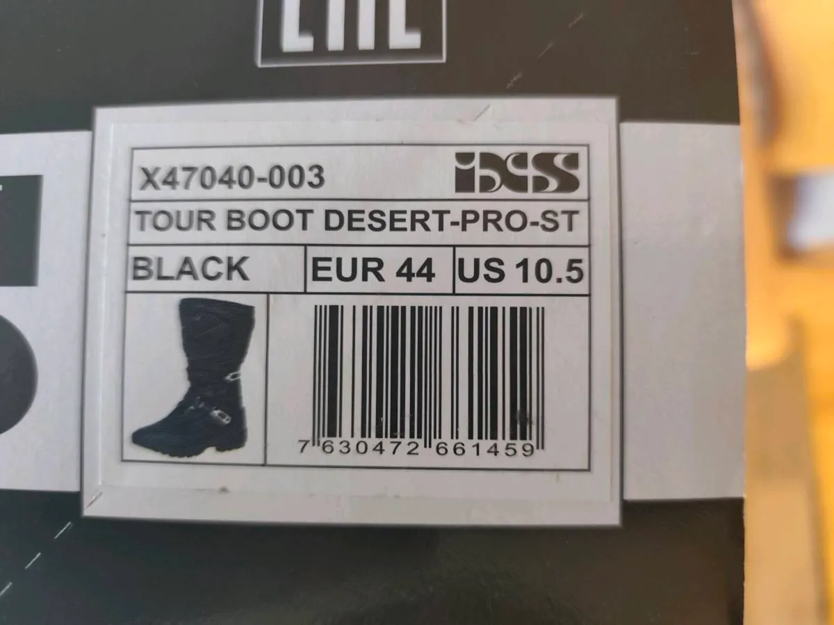 Motorcycle Boots IXS Tour Desert-Pro-ST 9.5UK - Image 2