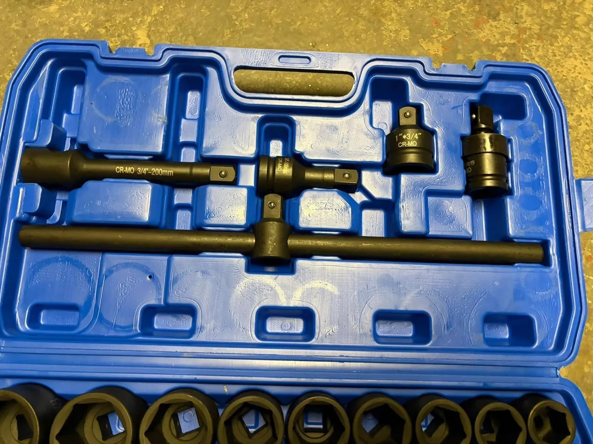 🔥🔧 BRAND NEW 30PC 3/4” DRIVE IMPACT SOCKET SET! - Image 3