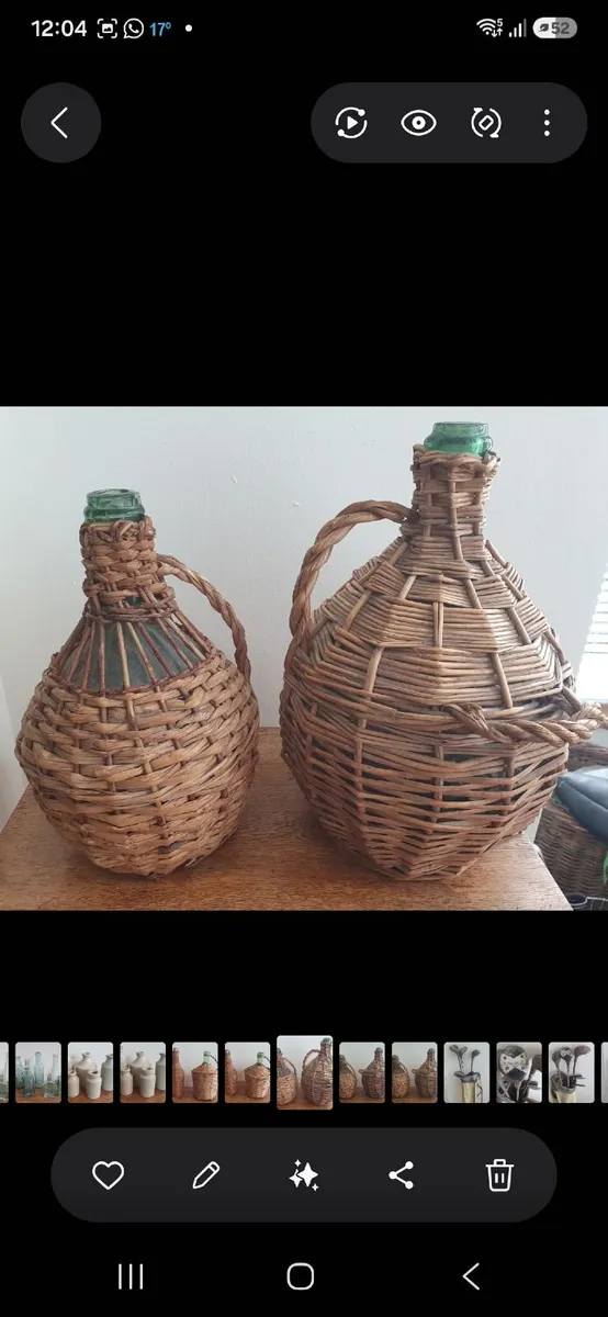 Wine demijon/bottles - Image 1