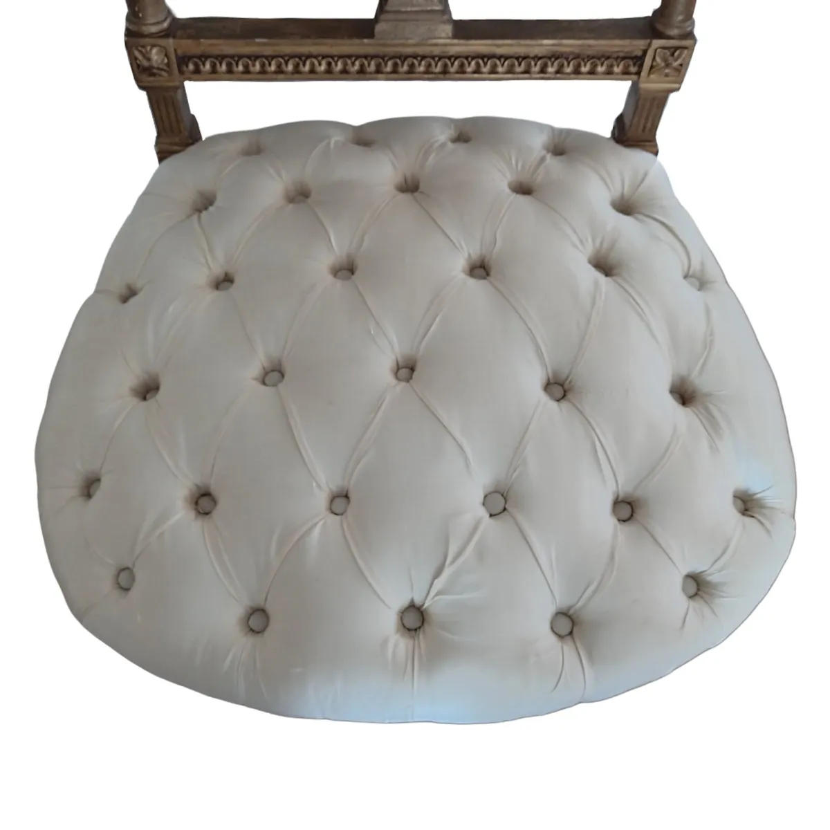 PAIR of Antique Louis XVI Style Petite Chairs - Image 4