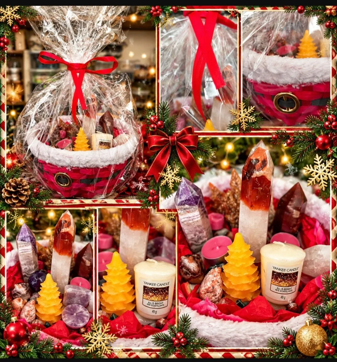 🔮bespoke Christmas Crystal baskets🔮 - Image 2