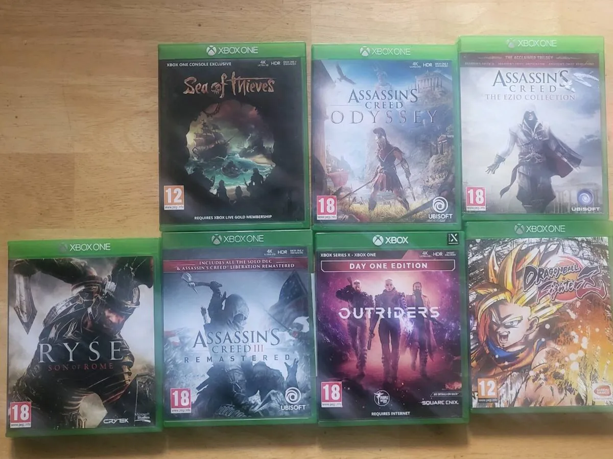 Xbox One S with games. - Image 4