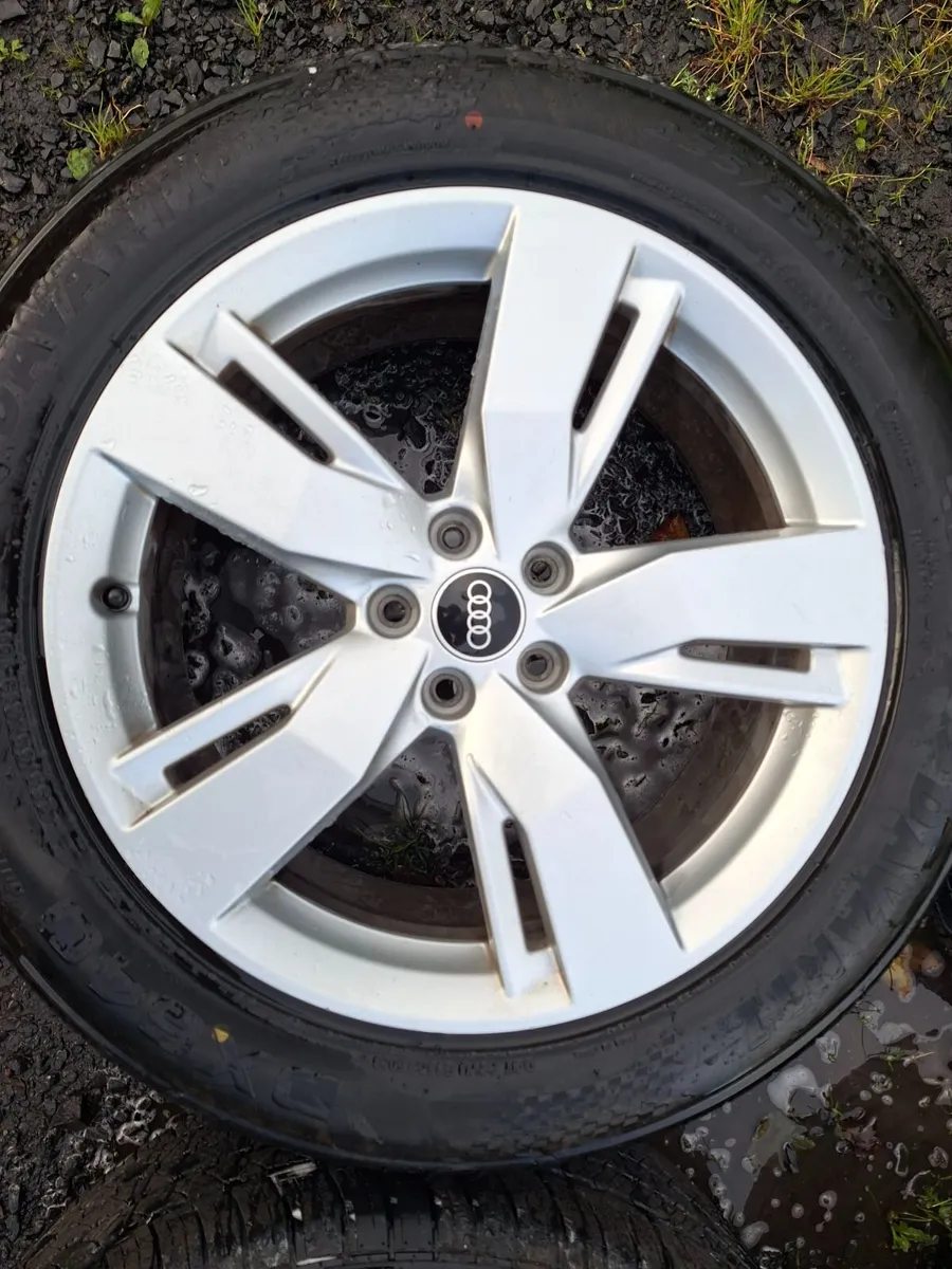19" Genuine Audi Q5 S Line Alloys with tyres - Image 1