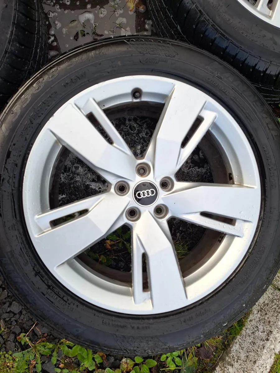 19" Genuine Audi Q5 S Line Alloys with tyres - Image 4