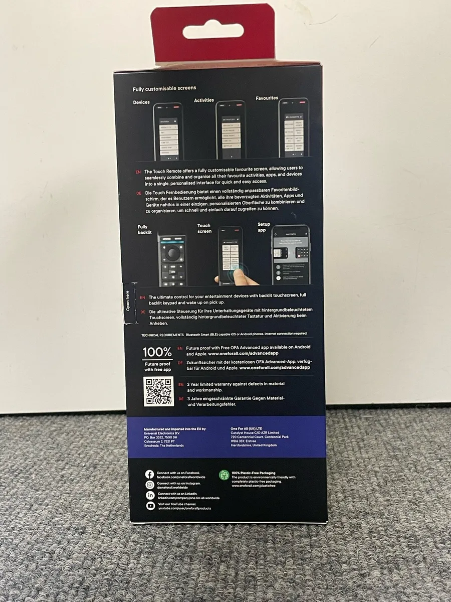 OneForAll - Smart Control Pro Touch Remote - Image 2