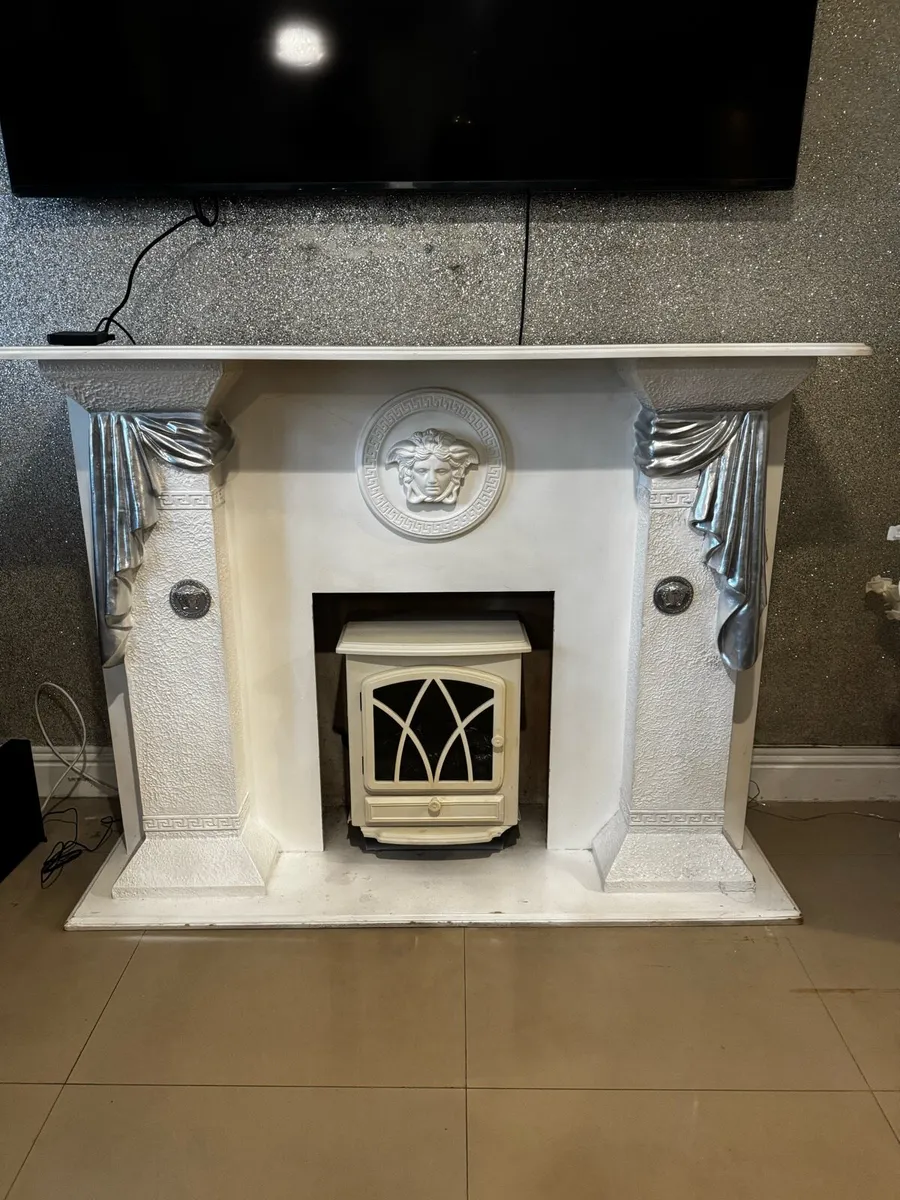Versace inspired Fireplace inc stove - Image 1