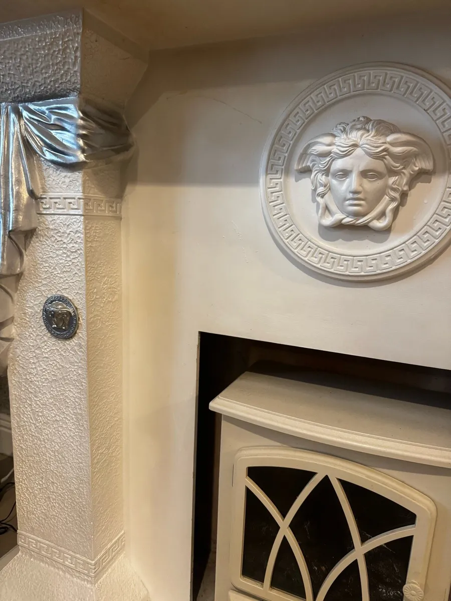 Versace inspired Fireplace inc stove - Image 2