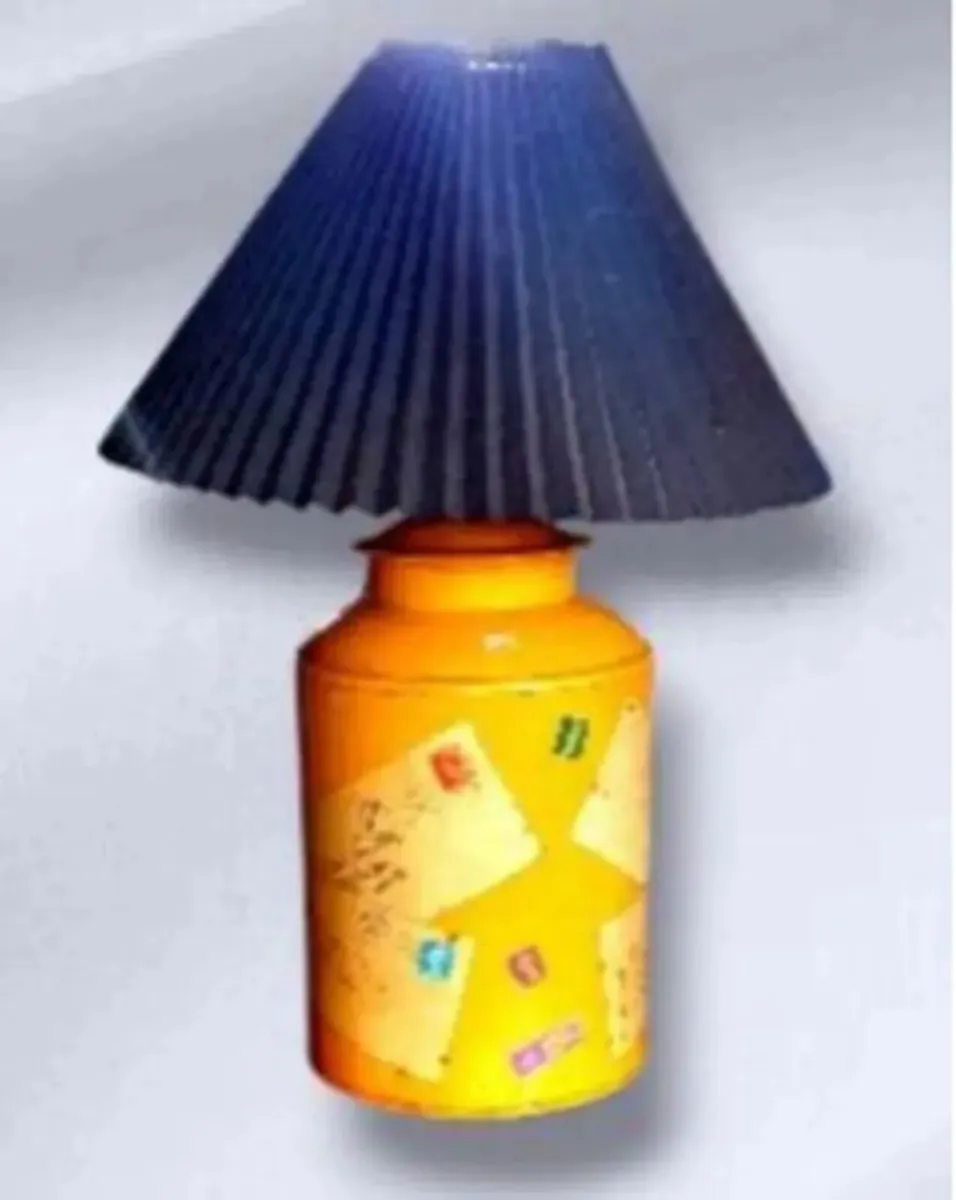 Vintage Tin Canister Table Lamp - Image 4