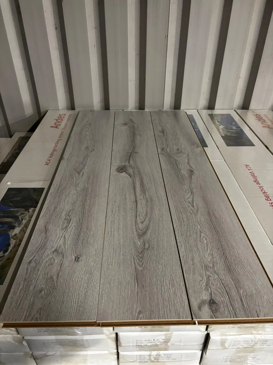 New Miami Grey 8mm Laminated Flooring - Image 4