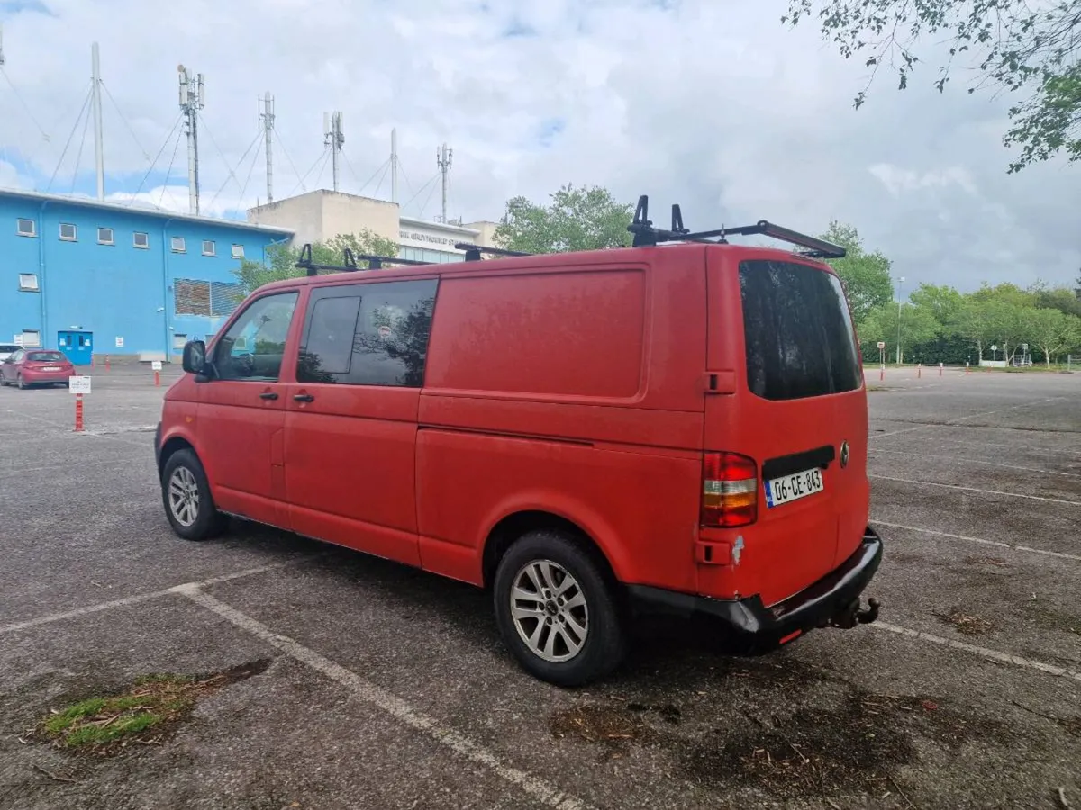 2006 VW Transporter T5 LWB 2.5 TDI Crew Cab / Day - Image 4