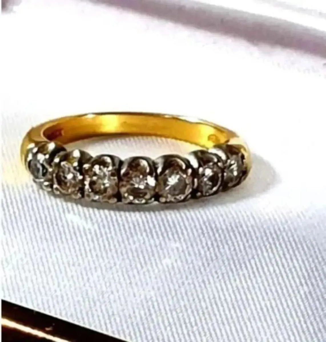 Victorian 18ct Gold Diamond Ring - Image 2