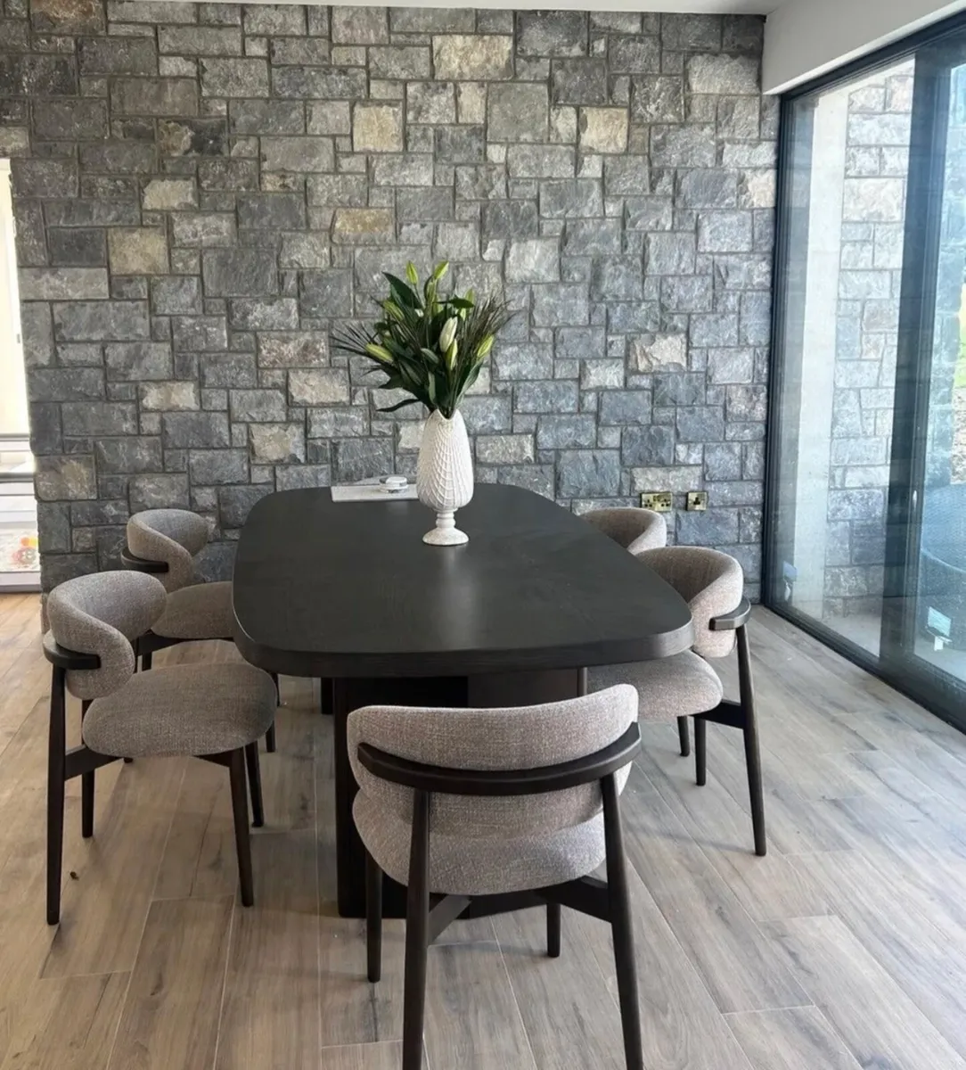 2.1m Scandinavian Dining Table Ex Display Like New - Image 4