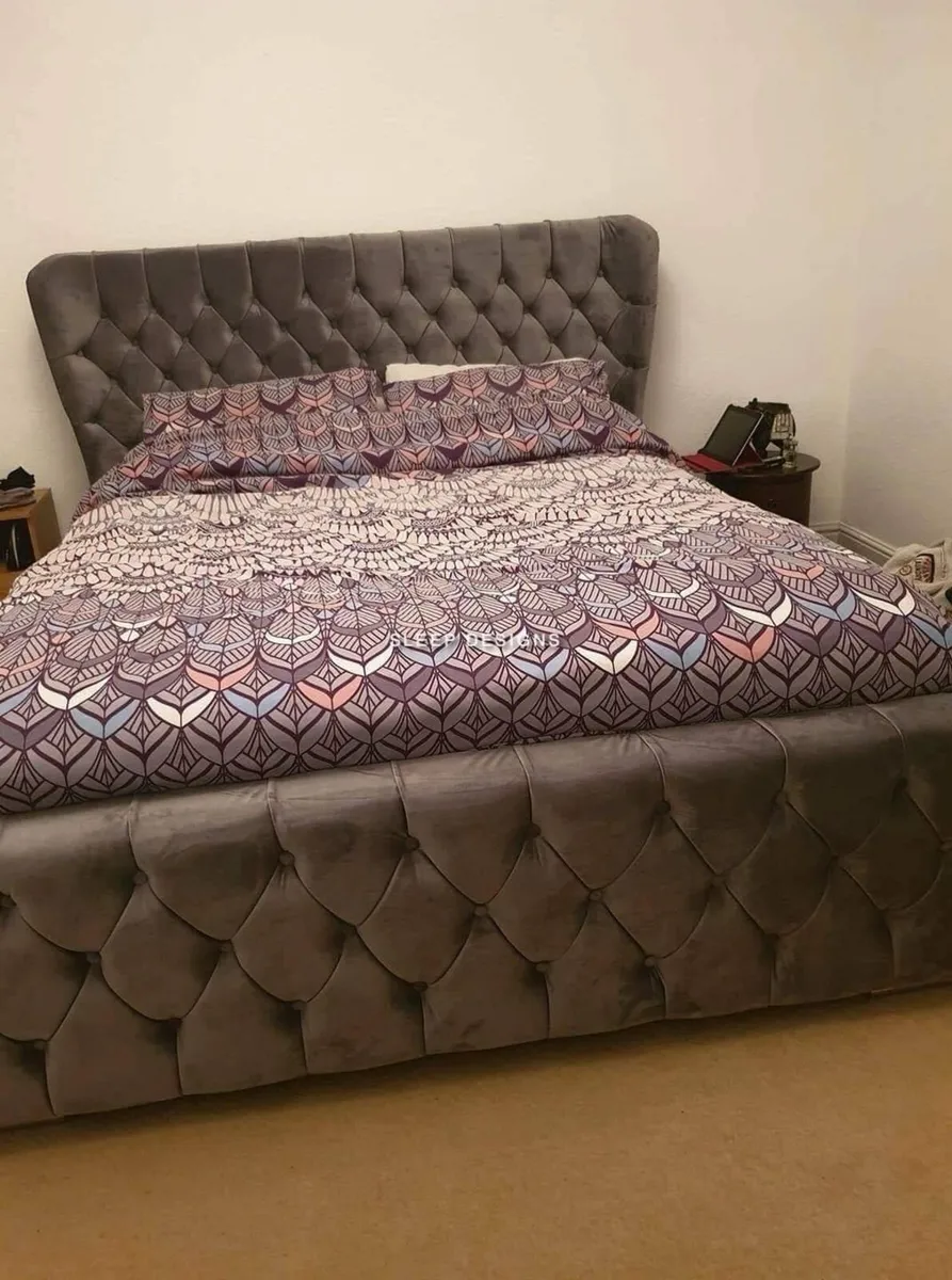 New Dubai Wingback Frame Beds & Mattresses - Image 2