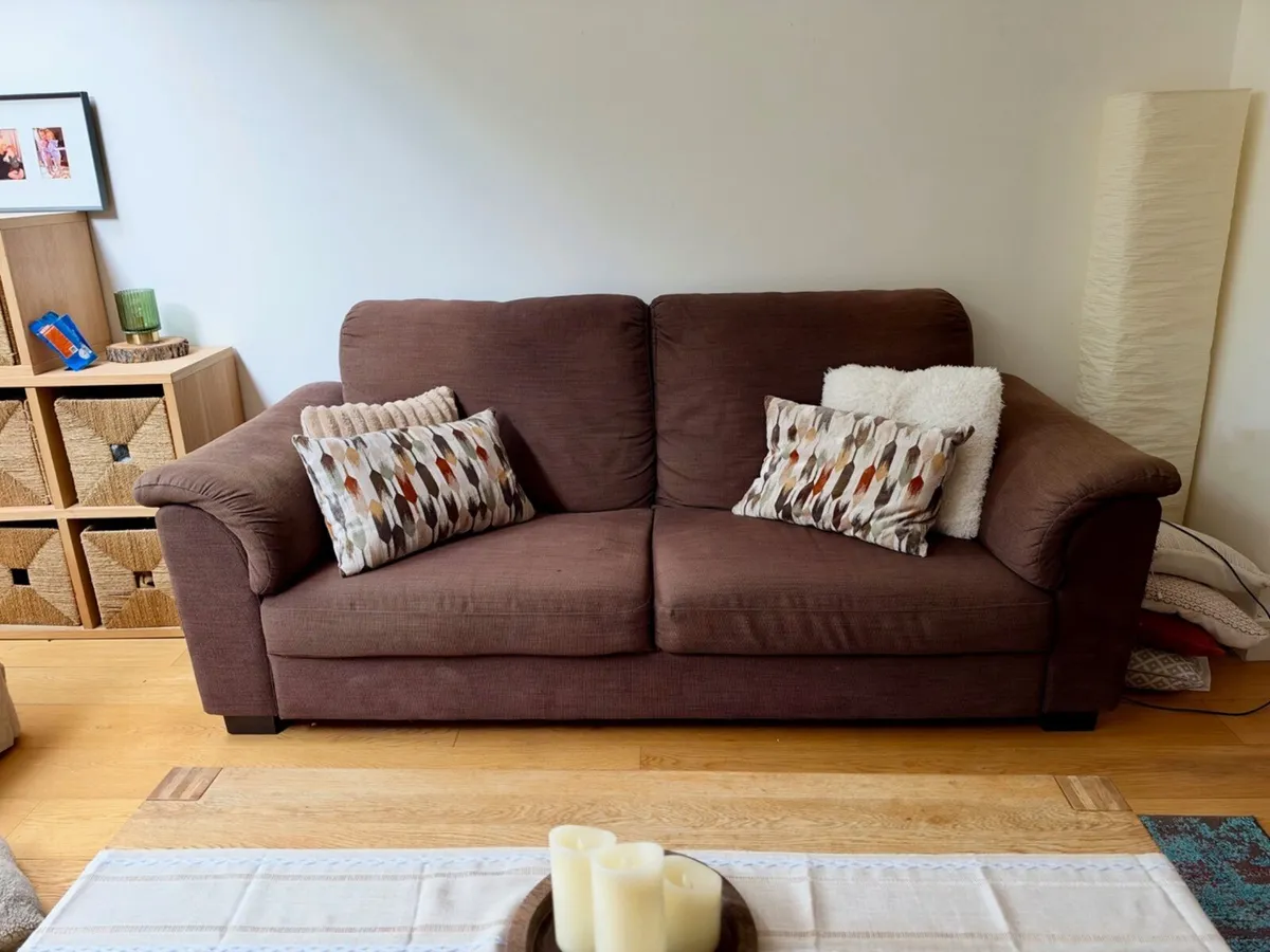 2 x large IKEA TIDAFORS 3-Seat Sofas - Image 1