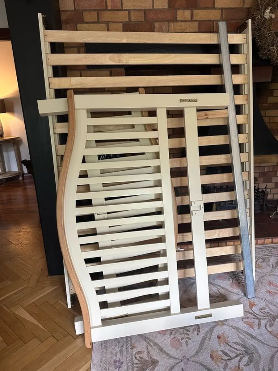 King size wooden bed frame - Image 1