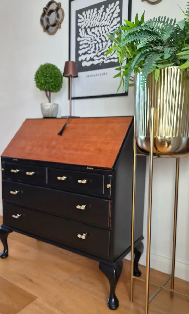 Vintage writing bureau - Image 2