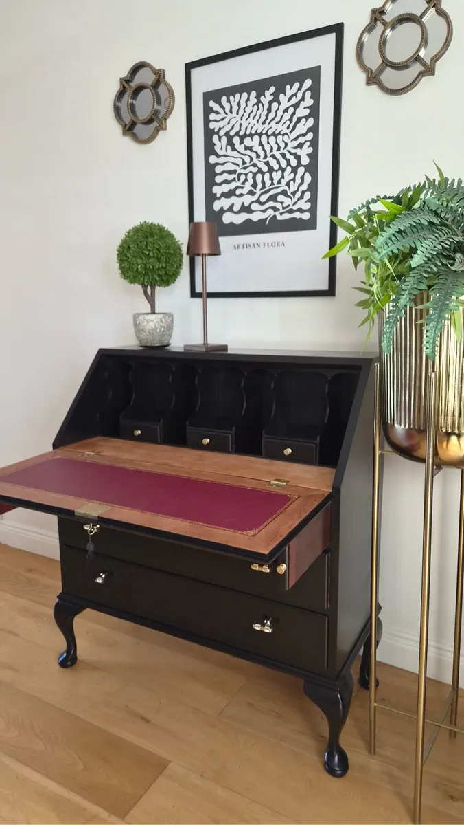 Vintage writing bureau - Image 4