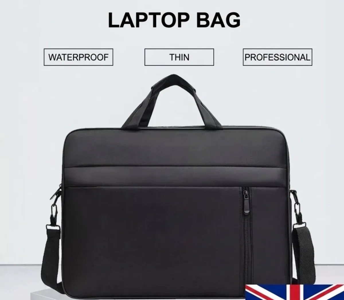 NEW 15.6 inch Laptop Waterproof Shoulder Bag - Image 1