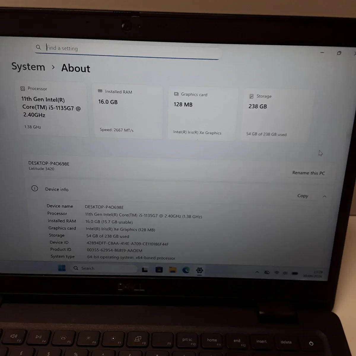 Dell Latitude 3420 | Intel Core i5-1135G7 | 16GB - Image 3