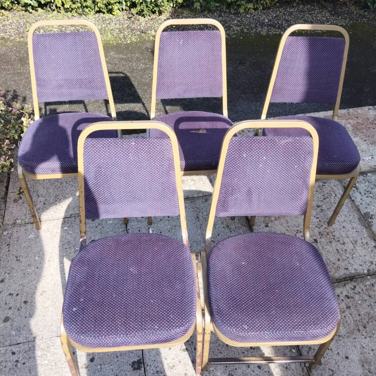 Metal framed Diningroom chairs - Image 1