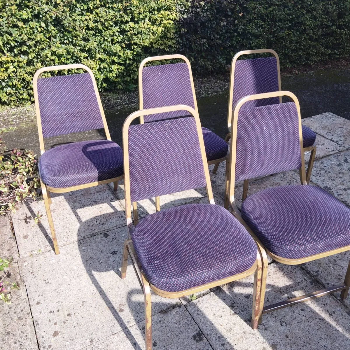 Metal framed Diningroom chairs - Image 2