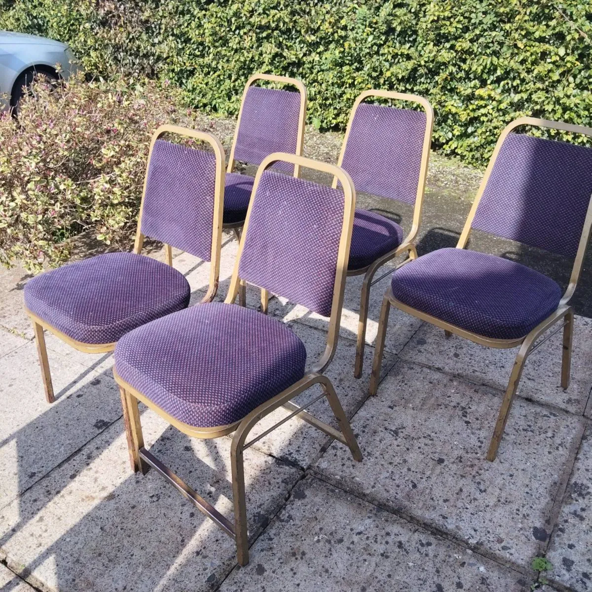 Metal framed Diningroom chairs - Image 3