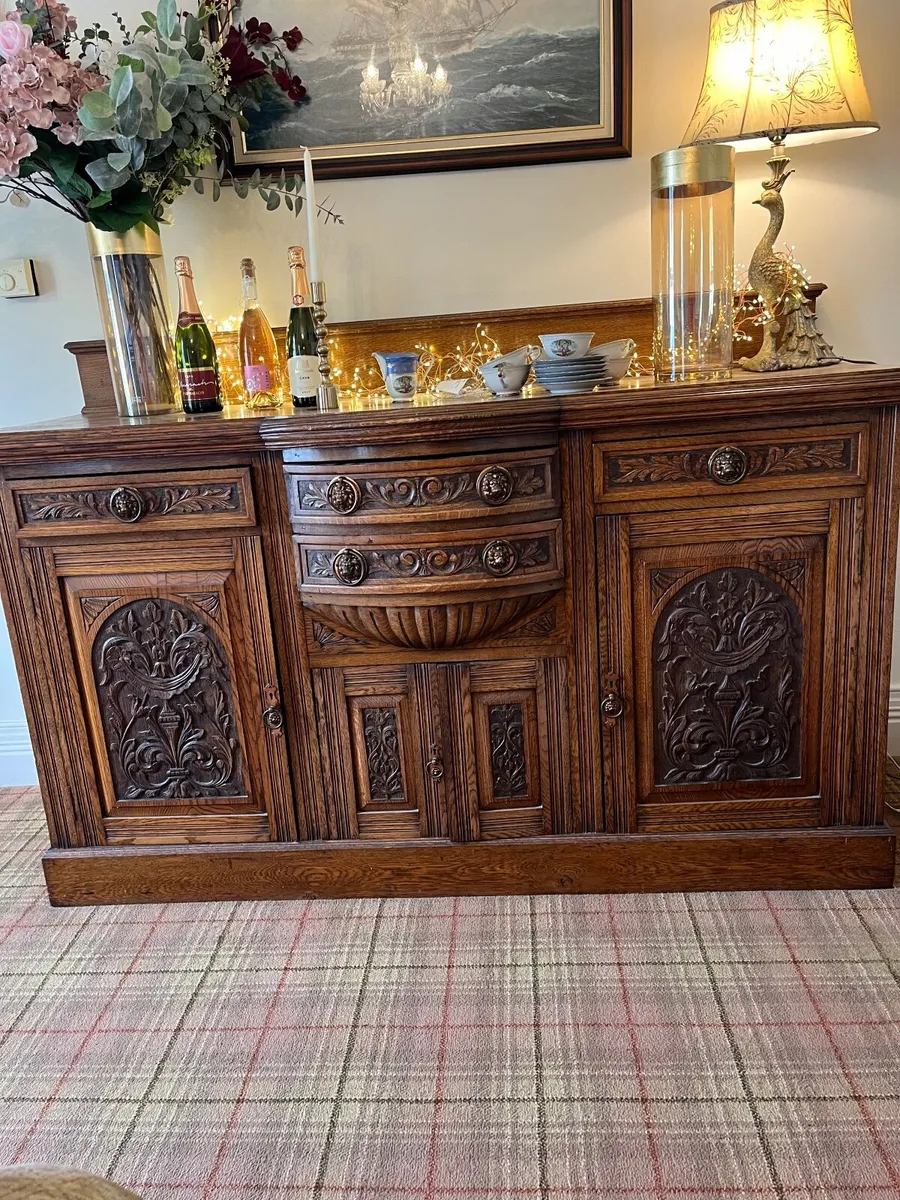 Large  oak sideboard