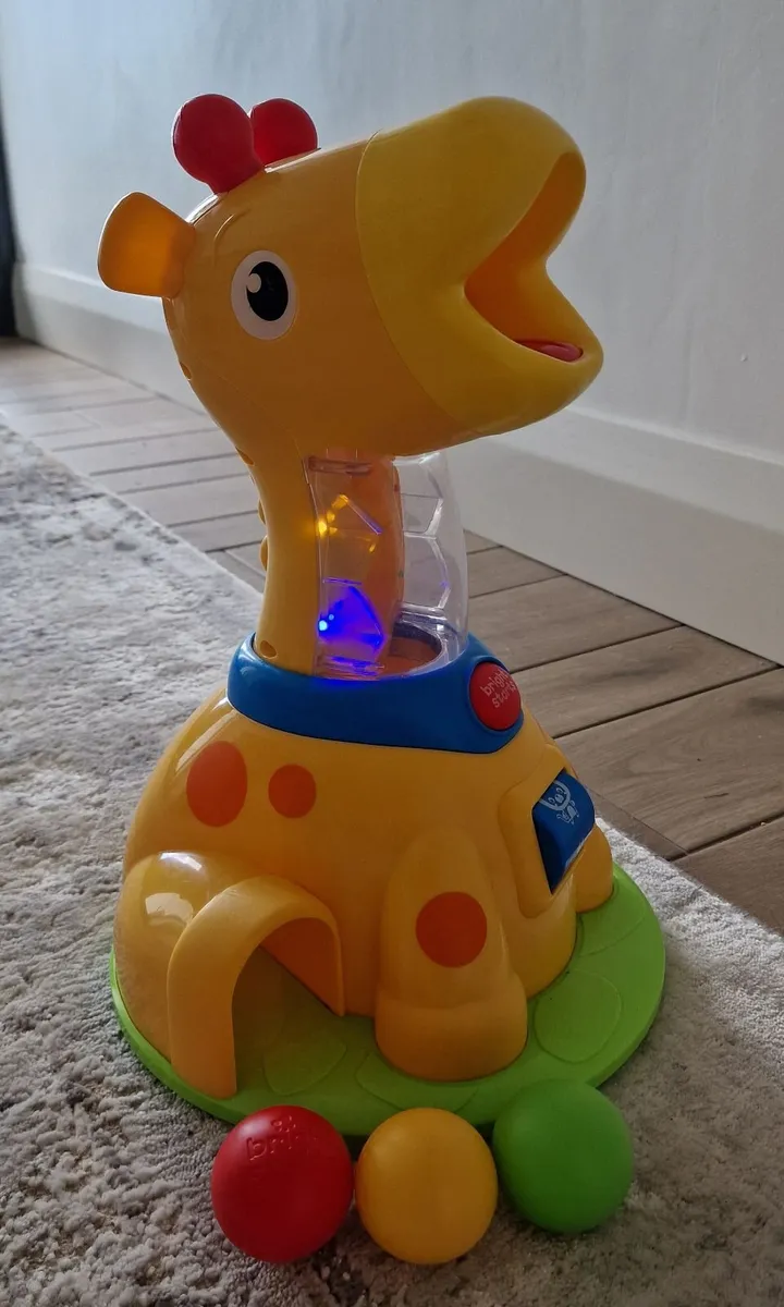 Bright Starts Toy Spinnin' Spots Giraffe Ball Play - Image 1