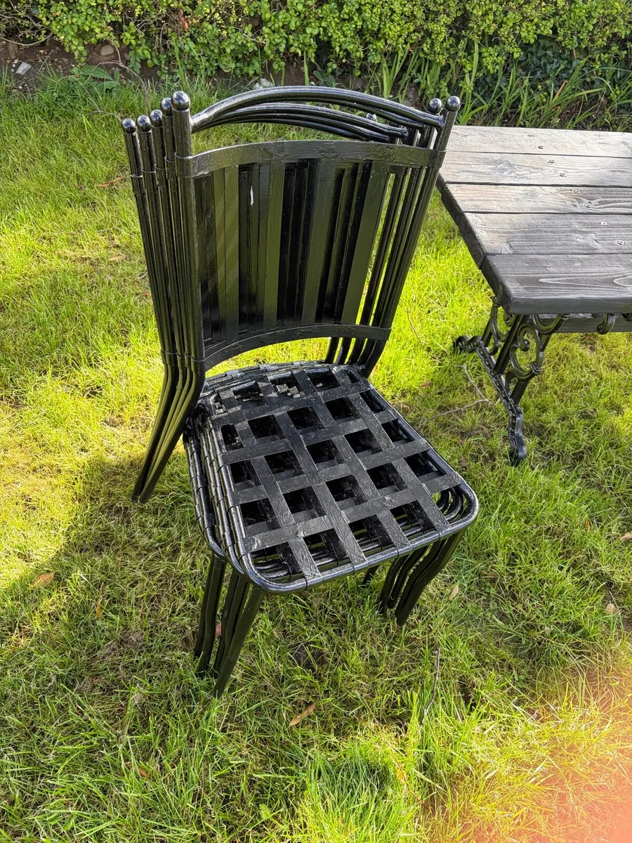 5 garden chairs new - Image 2