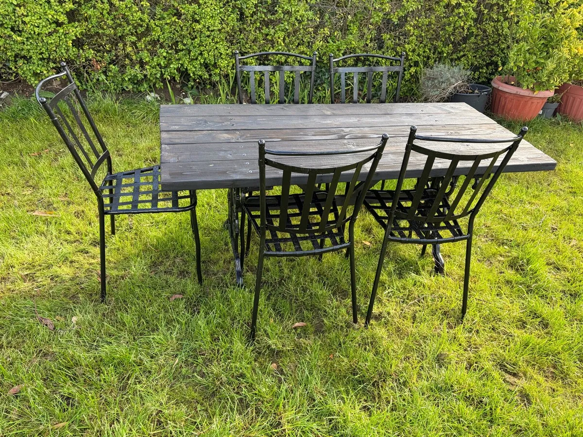 5 garden chairs new - Image 4
