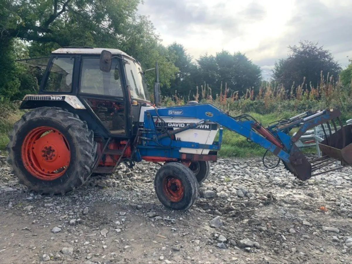 DAVID BROWN 1490 C/W TANCO LOADER - Image 3