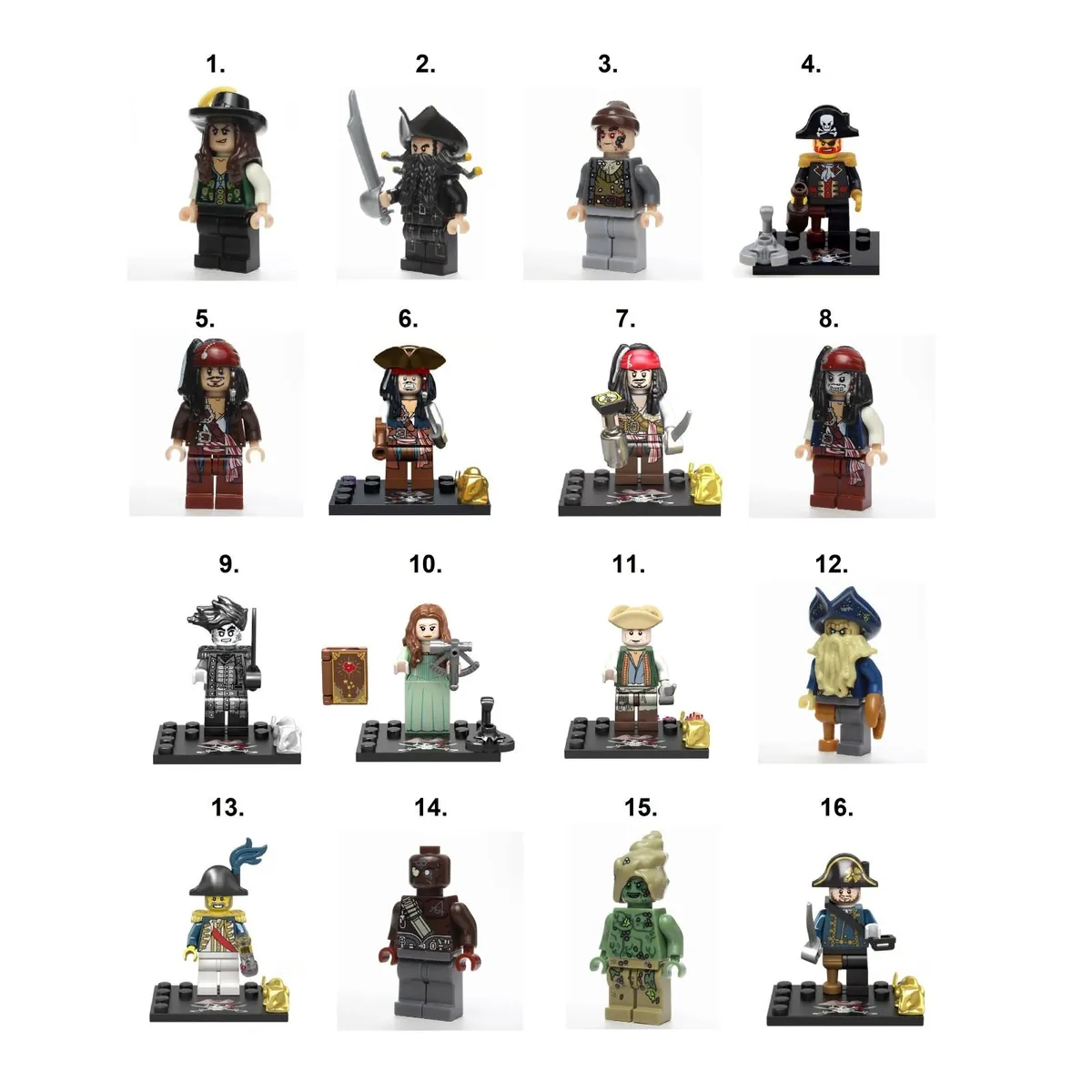 Pirates of the Caribbean Minifigures - Image 1
