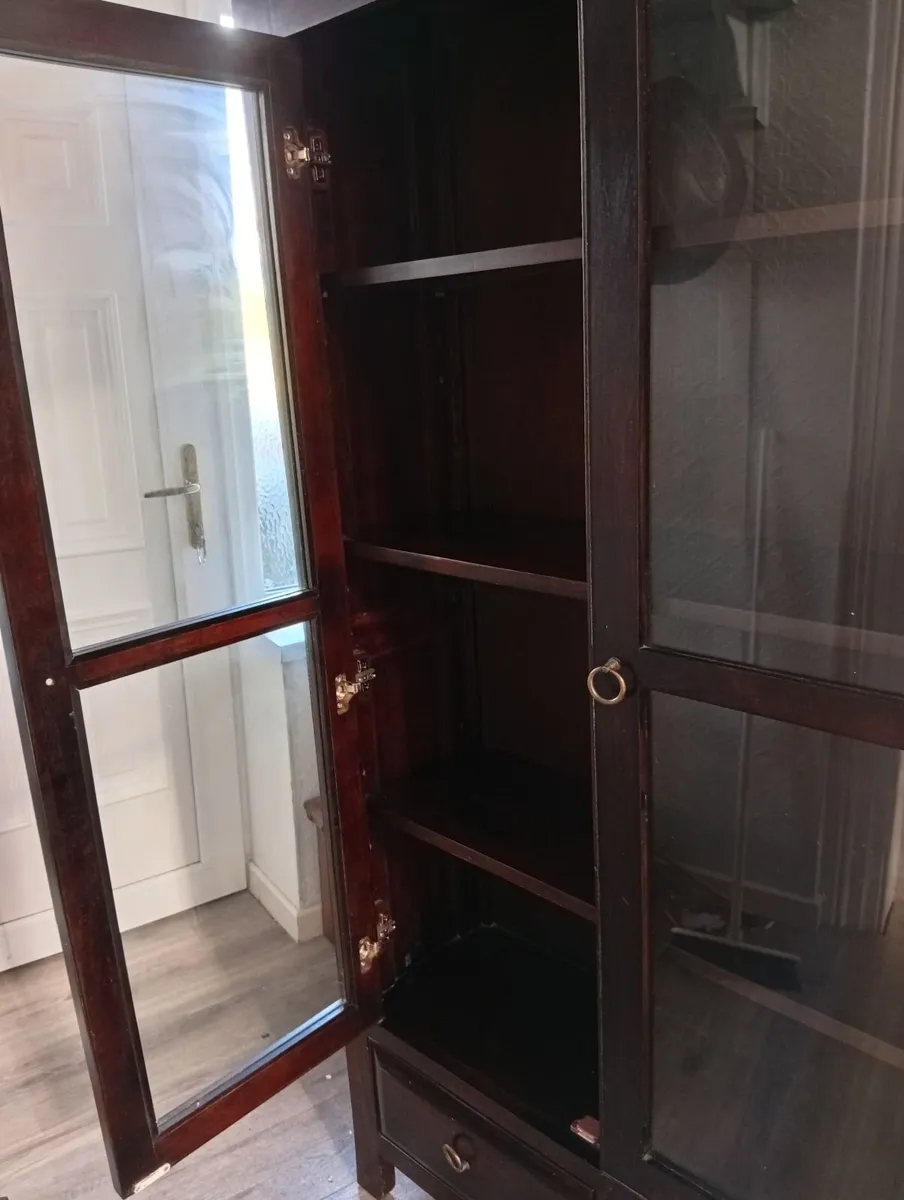 dark wood cabinet - Image 2