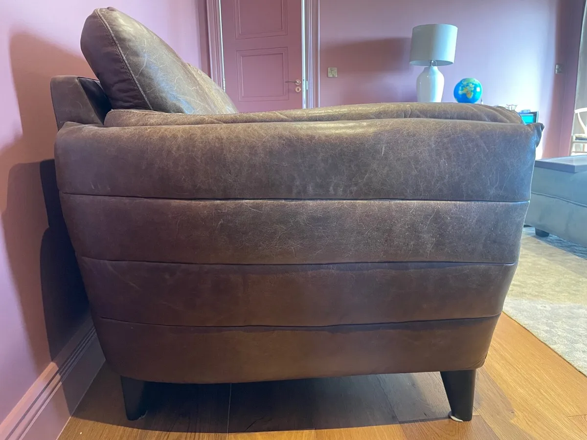 Leather Natuzzi Sofa - Image 1
