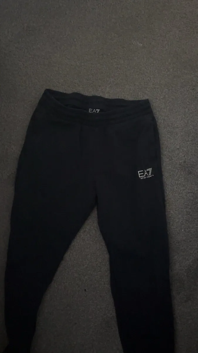 EA7 Emporio Armani Black Joggers