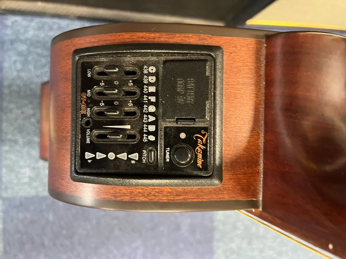 Takamine P1NC Semi Acoustic Guitar - Image 4