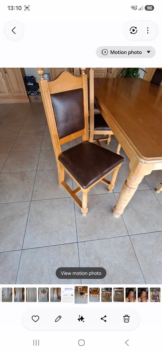 Kitchen table and chairs - Image 2