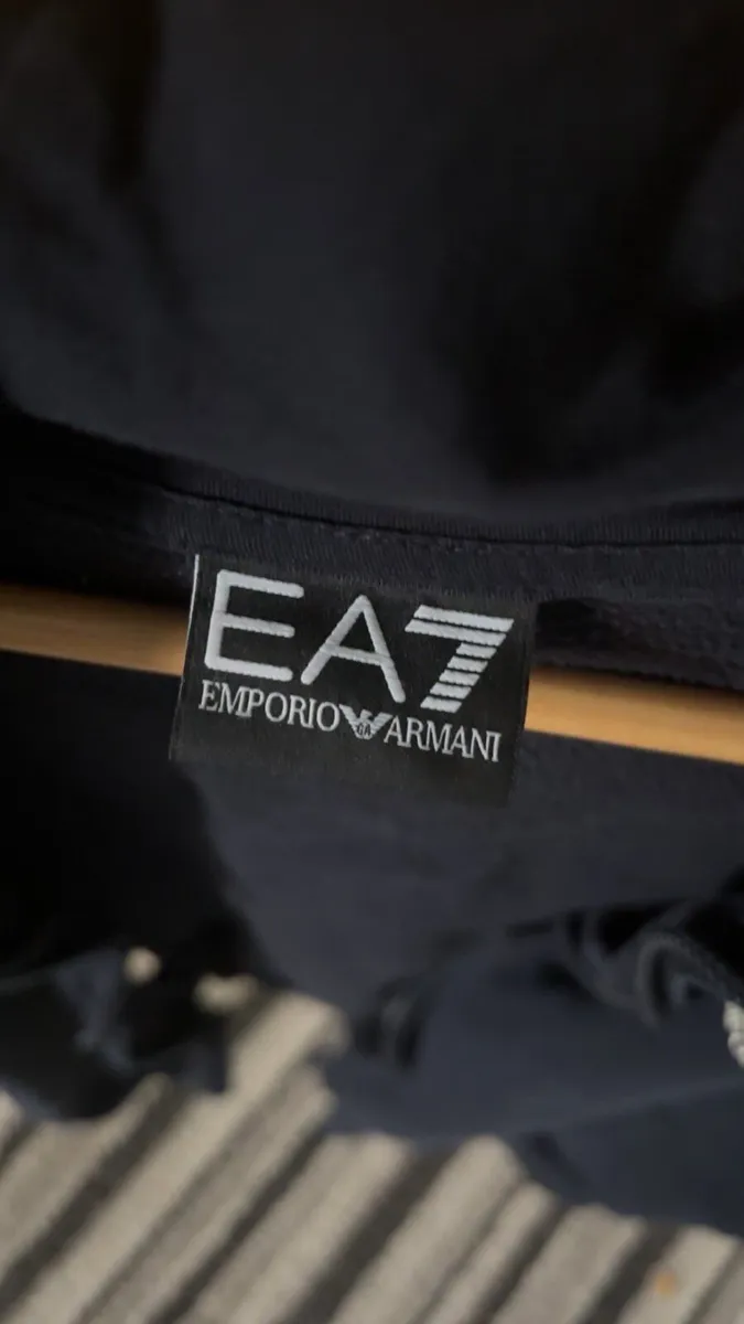EA7 Emporio Armani Hoodie Broken Zip - Image 3