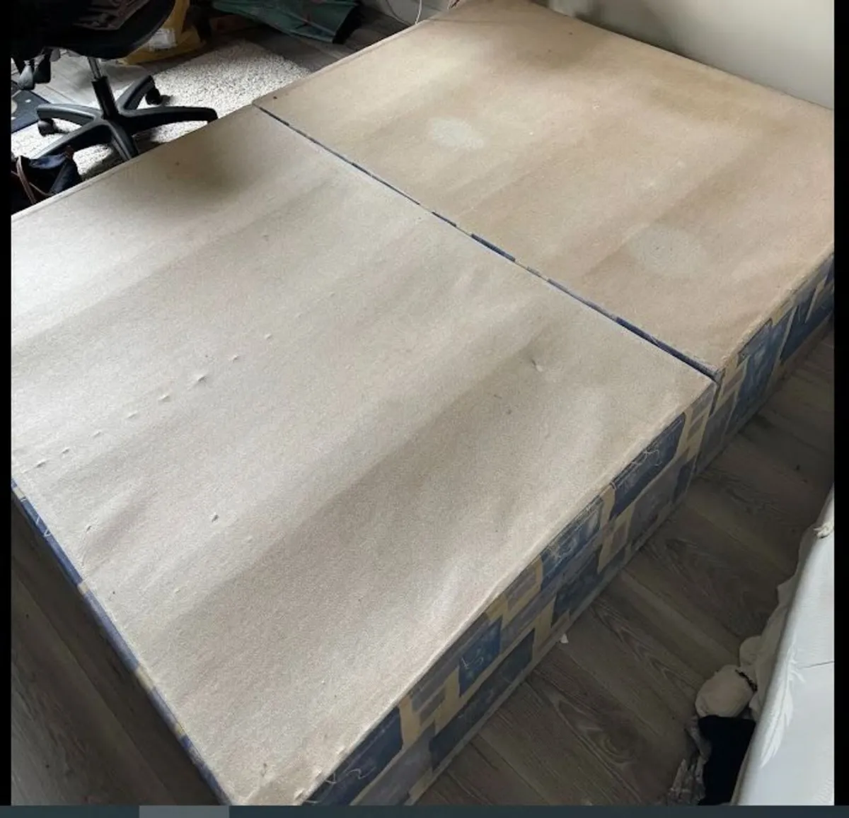 double bed base and mattress - Image 2