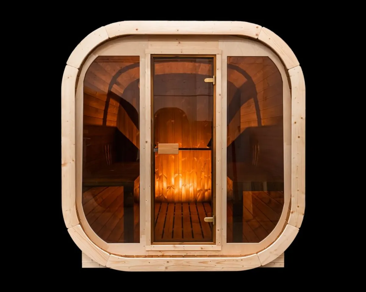 SKOG ÜKS220 Thermowood Cube Outdoor Sauna - Image 2
