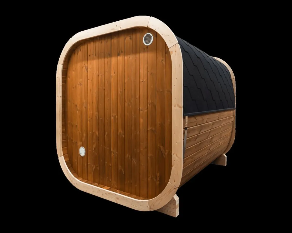 SKOG ÜKS220 Thermowood Cube Outdoor Sauna - Image 3