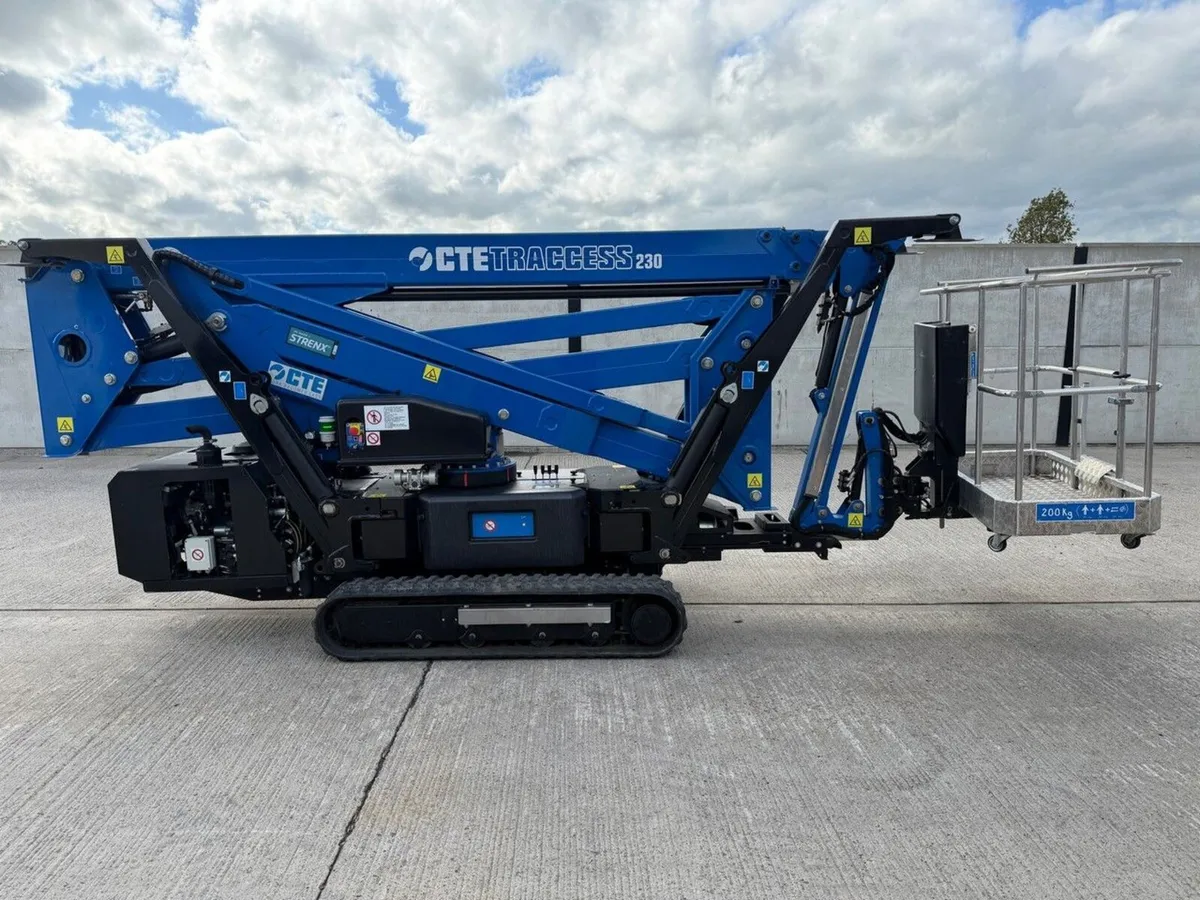 2025- CTE TRACCESS 230 21m TRACKED DIESEL BOOMLIFT - Image 3