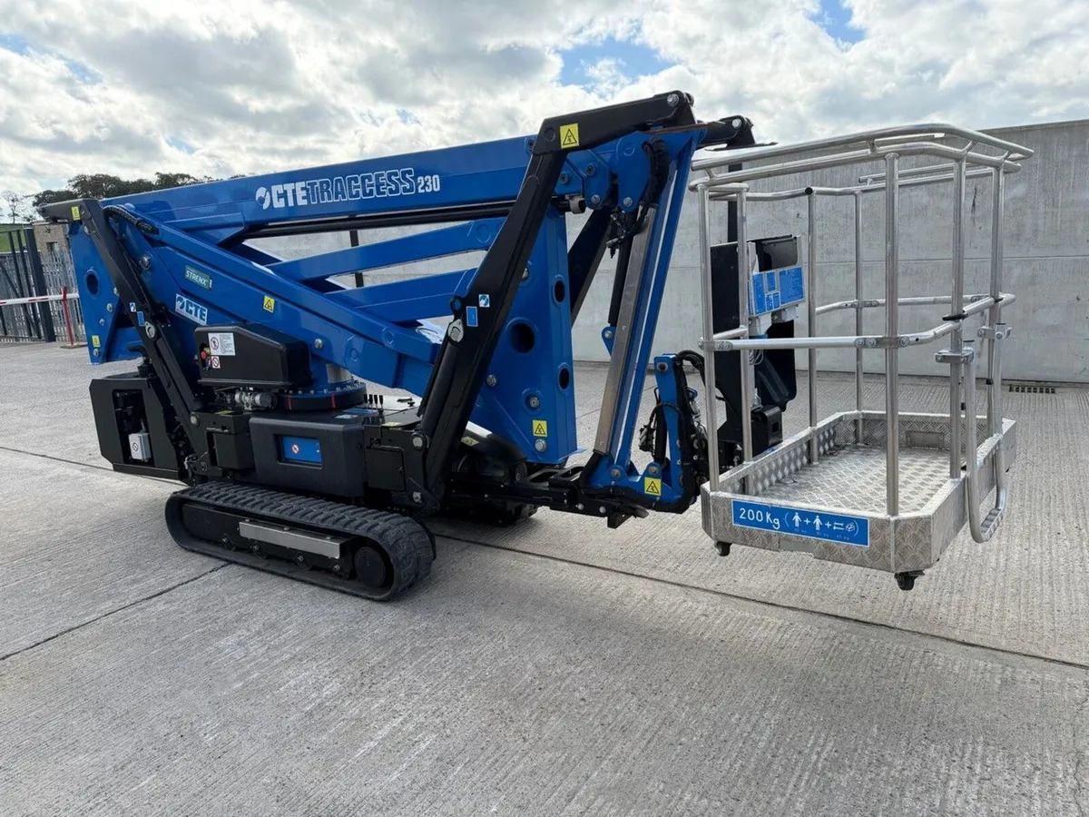 2025- CTE TRACCESS 230 21m TRACKED DIESEL BOOMLIFT - Image 4