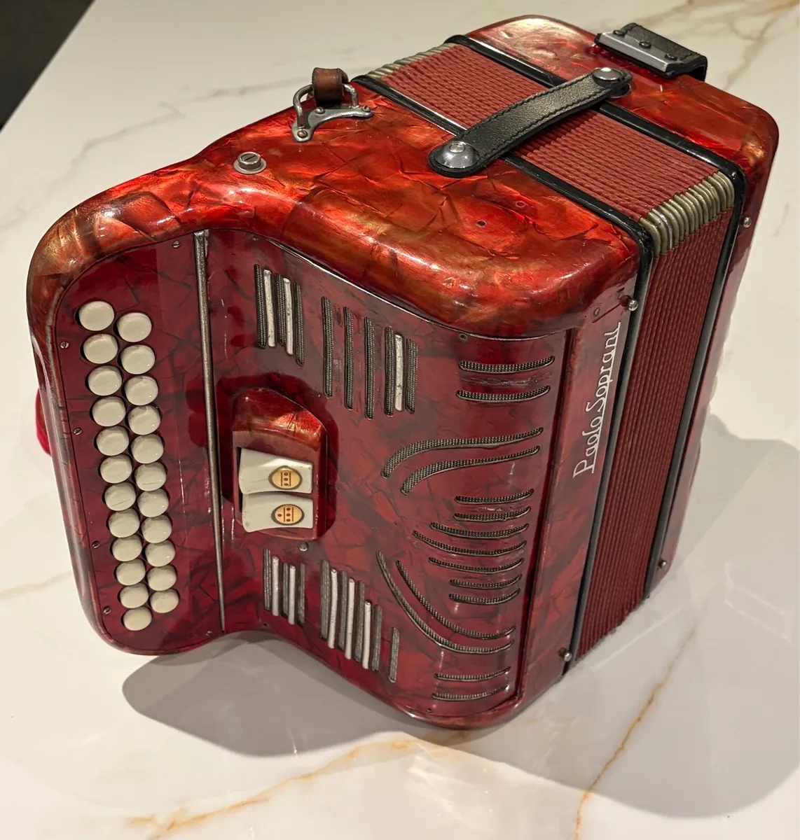 Paolo Soprani 4v BC button accordion - Image 1